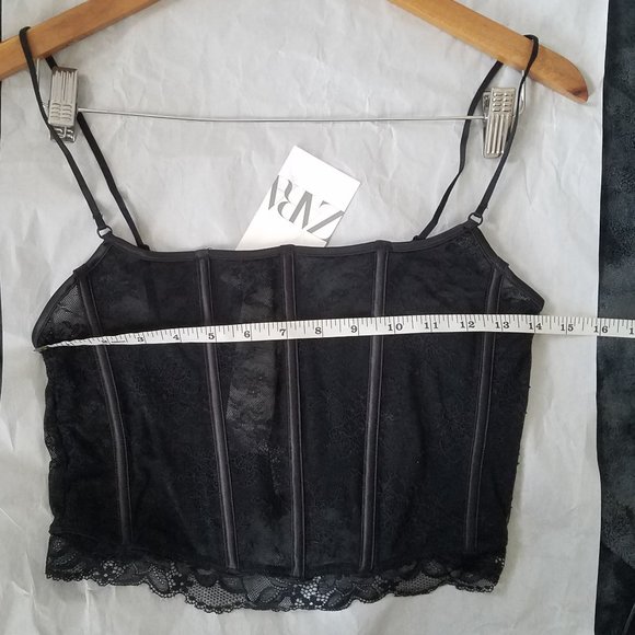 NWT LACE CORSET BLACK - REF. 1067/404. - Picture 7 of 10